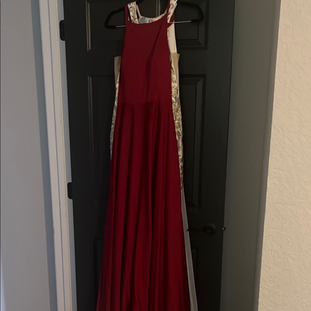 Elegant Red Evening Gown